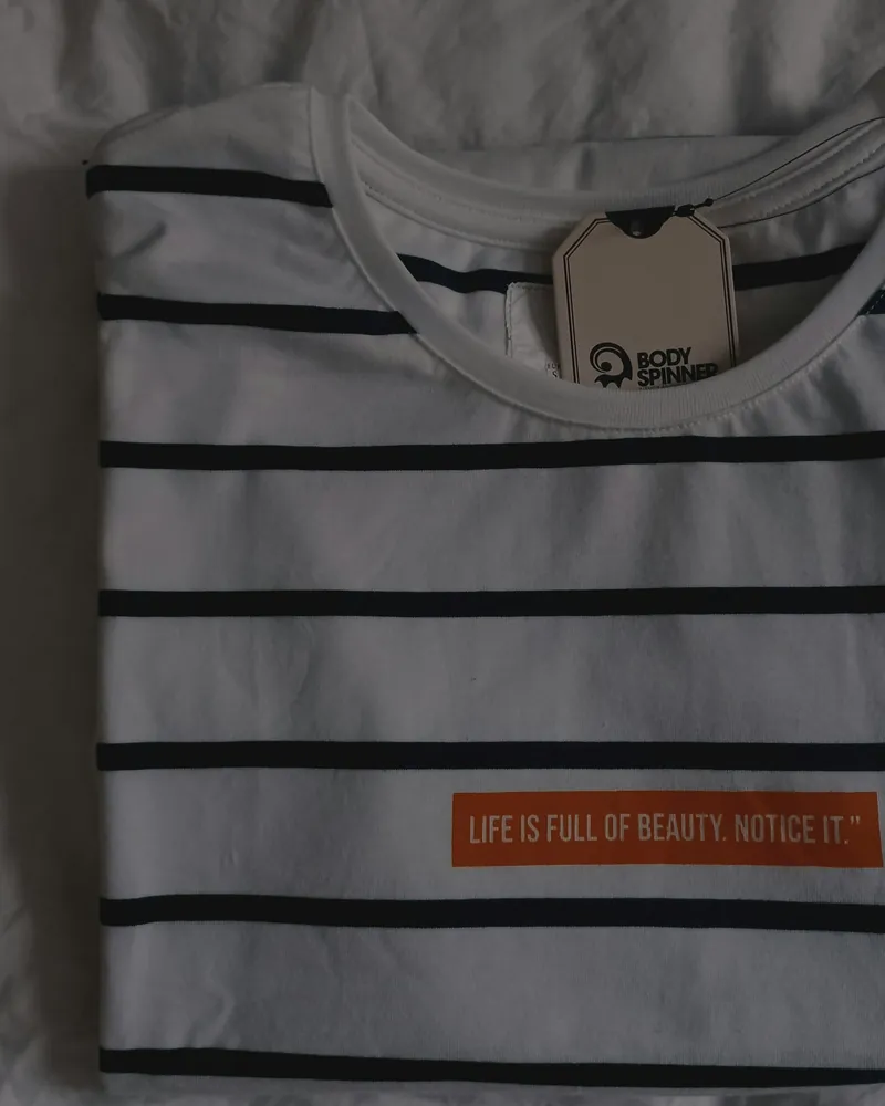 Teal Stripe Tee